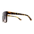 thumbnail image 4 of Inset Lens Square Flat Top Plastic High Temple Sunglasses Tortoise Smoke, 4 of 4