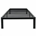 thumbnail image 2 of 45MinST 14 Inch Reinforced Platform Bed Frame/3500lbs Heavy Duty/Easy Assembly Mattress Foundation/Steel Slat/Noise Free/No Box Spring Needed, Twin, 2 of 4
