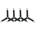 thumbnail image 3 of Paquete De 4 Sujetadores Para Sábanas, Tirantes Elásticos Triangulares Ajustables, Correas De Sujeción Para Sábanas, Fundas De Colchón, Cojín De Sofá (Negro) Inevent HA020377-00, 3 of 5