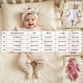 thumbnail image 4 of Baby Bodysuits Unisex Bodysuit Boys Girls Clothes Newborn Baby Girl Ruffle Long Sleeves Corduroy Romper Bodysuit,corduroy romper 6-12 Months, 4 of 9