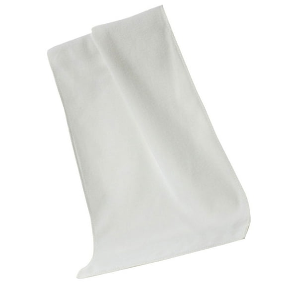 WASHWEPE 2Pcs Microfiber White Drying Towels for Car Detailing Home 12x28in