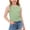 Green, variant on SGFCWSX Girls Ribbed Tank Tops Butterfly Embroidery Youth Crew Neck Casual Sleeveless Top Pink Size 7-8 Years