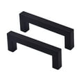 thumbnail image 3 of 2x Cabinet Pulls Wardrobe Hardware Dresser Easy Installation Drawer Handles Black, 3 of 7