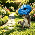 thumbnail image 4 of Lunxisen 1 Pcs Dinosaur Head Feeder Hanging Wildlife Feeding T Shaped Chipmunk Nut Feeder Backyard Garden Outdoor Decorative Funny Squirrel House(17*10*12cm), 4 of 8