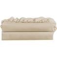 thumbnail image 2 of Microfiber 2 Twin Fitted Bottom Bed Sheets (2-Pack) 1800 Ultra Soft and Comfy - 39" x 75" Great for Kids Room, Bunk Beds, Dorms, Camps, Twin Beds (Twin, Beige), 2 of 11