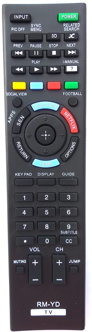 Remote for Sony TV KDL-60W850B XBR-55X850B XBR-55X900B XBR65X850B XBR
