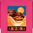 thumbnail image 2 of Instant Message - The Wave Arizona - Men's Crew Neck Fleece Pullover, 2 of 5