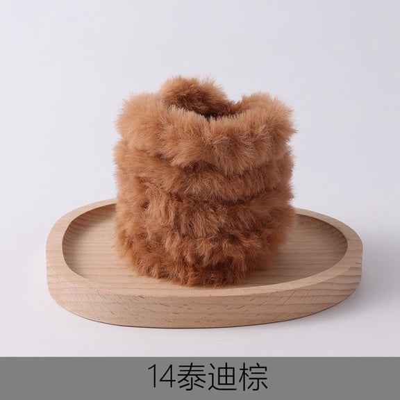 suxuMhao 2 Pcs 40×0.8 In, Fluffy Plush Chenille Stems, Brown Extra Fuzzy Pipe Cleaners Fuzzy Sticks, Bendable DIY Craft Supplies for Handmade Figurines, Ornaments, Decor & Art Craft Creations