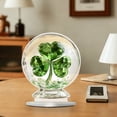 thumbnail image 6 of St. Patrick’s Day Decorations - 4-Leaf Clover Acrylic Centerpiece, Lucky Shamrock Table Decor, Green Party Supplies, Irish Holiday Home & Office Accent, 6 of 9