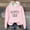 Pink, variant on Amzcrzy Hoodies for Women Long Sleeve Shirts for Women Merry Christmas Woman Hoodied Long Sleeve T-Shirt Printing Loose Blouse Hoodies Coats Pullover Hoodie Women's Sweatshirts and Hoodies L