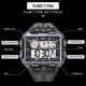 thumbnail image 4 of Reloj deportivo al aire libre para hombre, luminoso, resistente al agua, pantalla electrónica, reloj de pulsera Digital YUNYI BRAND Deportes, 4 of 8