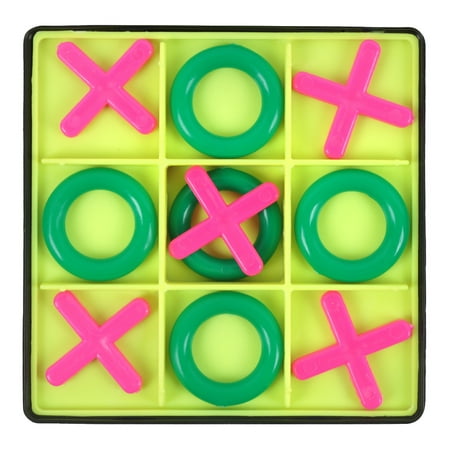 Front Toe Board - Tic Tac Toe Puzzle Board Game OX Chess Educational Toy Multi