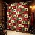 thumbnail image 5 of Christmas Bathroom Curtain 70.9x59.1in Waterproof Polyester, Holiday Shower Curtain with Hooks for Home Guest Bath Decor by MPOISVA, 5 of 7