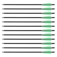 thumbnail image 1 of 12pcs Mixed Carbon Arrow Training Arrow Outdoor Archery Arrow With Crescent Tail, 1 of 2