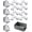 12pcs 8-12mm, variant on Aluminum Tile Clamp,8pcs,10-12mm, Aluminum Alloy Tile & Glass Clamp Bracket, Tile Connector Clip