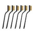 thumbnail image 2 of 6 Pieces Brass Wire Brush Set For Cleaning Welding Slag And Rust, 2 of 9