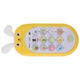thumbnail image 3 of Juguete para teléfono móvil Dibujos animados Educación temprana Juguete para teléfono musical multifuncional con cordón para bebé Amarillo, 3 of 14
