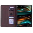 thumbnail image 3 of SaniMore Wallet Case for Samsung Galaxy Tab A8 (SM-X200/X205) 10.5" 2022, PU Leather Magnetic Closure Cover Support Pencil Holder Card Slot & Kickstand Full Body Protective Shell, Brown, 3 of 6