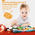 thumbnail image 3 of Juguete sensorial de alto contraste Baby Book hahaland de 0 a 6 meses, 3 of 8