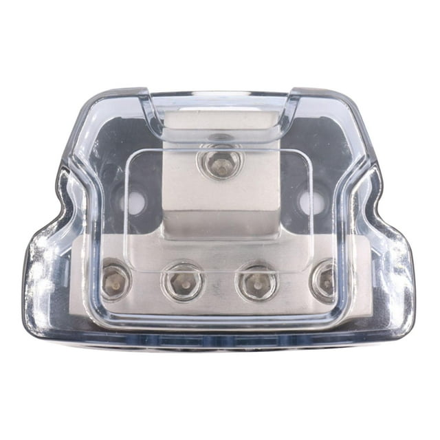 Bloque de distribución de energía de Audio para coche divisor de Audio para coche de 4 vías, distribuidor de distribución de cables 1 en 4 para