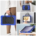 thumbnail image 6 of Case for Samsung Galaxy Tab A11 2025/Tab A9 2023 8.7 inch, 360 Rotating Stand Handle Pencil Holder Shoulder Strap Heavy Duty Shockproof Cover, Blue, 6 of 7