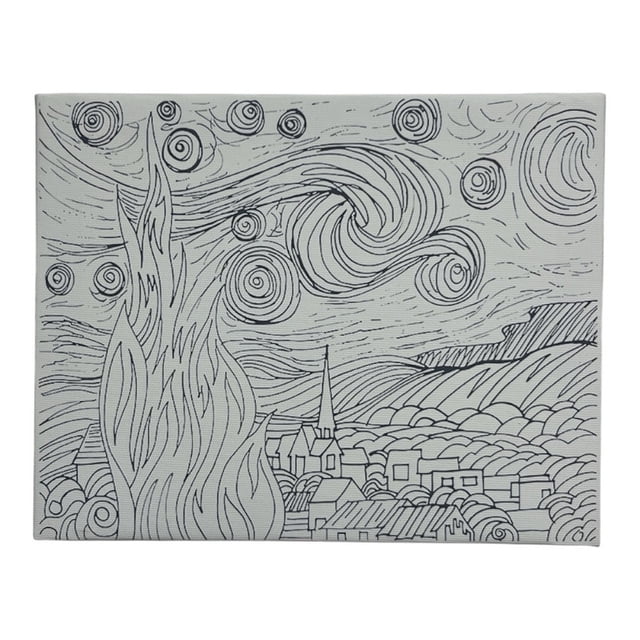 Art Pintalo como quieras Starry Night