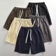 thumbnail image 2 of Bañadores de algodón puro para hombre y mujer, resistentes, holgados, informales, modernos, para verano, para parejas, estilo americano, a la moda, 2 of 4