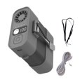 thumbnail image 2 of Ventilador con clip para la cintura, ventilador personal, recargable, portátil, de bolsillo, de mano, para correr, viajar, interior, exterior, verano, Gris claro, 2 of 8