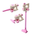 thumbnail image 2 of Kids Mini Simulation Vacuum Cleaner Toy Set with 3 Suction Heads Role Play Cleaning Tools for Girls Educational Household Chores Pretend Play Birthday Gift,Pink, 2 of 6