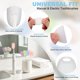 thumbnail image 5 of Uxcell 6 Pcs Fundas de Silicona para Cepillos de Dientes, Tapa de Reemplazo para Cabeza con Agujero para Colgar para Cepillo de Dientes Manual Eléctrico para Hogar Viaje Gimnasio, Claro, 5 of 7