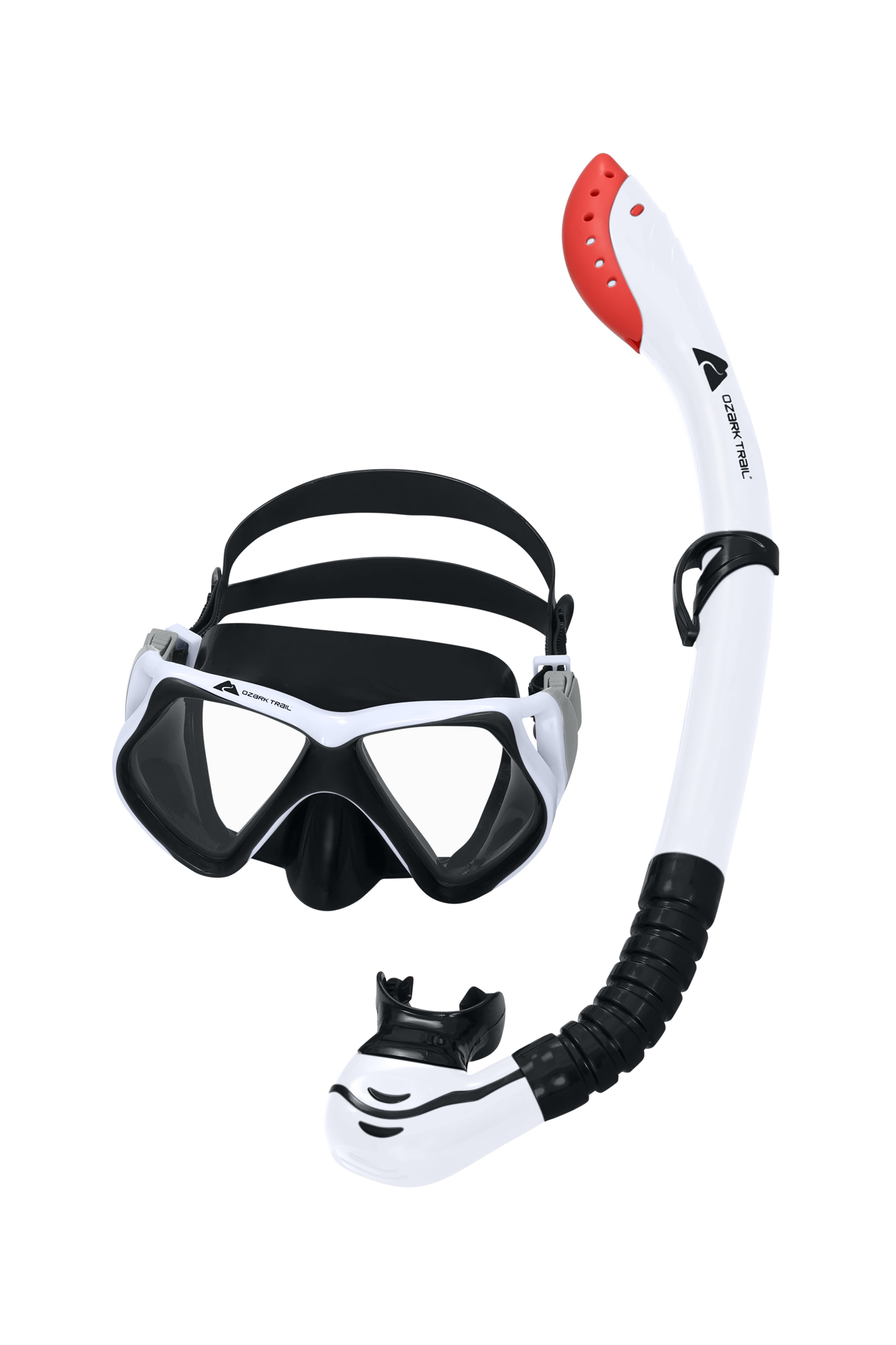 Ozark Trail Dominator Pro Adult 14+ Snorkel Mask White