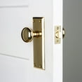 thumbnail image 2 of Nostalgic Warehouse New York Poignée de Porte avec Plaque, 2 of 4