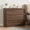 Walnut, variant on Modern Wooden Dresser Set with Large Storage – 3-Drawer Tall Chest & Bedside Table, Space-Saving Organizer for Bedroom, Living Room & Entryway