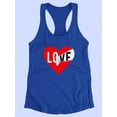 thumbnail image 3 of Love Wrapping Racerback Tank Women -Image by Shutterstock, Female x-Small, 3 of 4