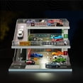 thumbnail image 4 of Diorama 1/64 Scale Big Diecast Car Garage Model, LED Lighting Japanese Multi-Story Parking Lot Scene Display Model, Car Model Storage, Display Case Gift Model, Building Model, 4 of 11