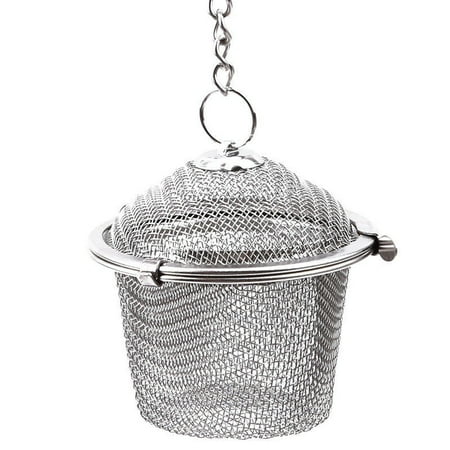 

Dreamhall Tea Infusers for Loose Tea Reusable Stainless Steel Tea Balls Tea Diffuser and Steeper with Extented Chain Hook for Tea Lovers Silver