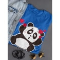 thumbnail image 3 of Panda With Hearts. Shaped T-Shirt Women -Image by Shutterstock, Female Small, 3 of 4
