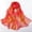 Red, variant on Luo Fashion Women’s Lightweight Printed Scarf Shawl Fashion Spring Wrap Neck Scarf