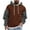 Brown, variant on Men's Sweatshirt Hoodies Pullover Hooded Top Casual Hoodie with Pockets Brown XXXL