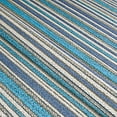 thumbnail image 4 of Couristan Cape Brockton Indoor / Outdoor Area Rug, Cobalt-Teal, 3'11" x 5'6", 4 of 7