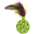 thumbnail image 2 of JW Pet Cataction Feather Ball Toy with Bell - Interactive and Durable Cat Toy, 2 of 3