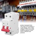 thumbnail image 3 of Disyuntor 2P, 400 V 25 Mm² Cableado Máximo Función De Aislamiento De Sobrecarga Capacidad De Ruptura 6 KA Interruptor De Protección Contra Fugas Para Aplicaciones Industriales, 3 of 7