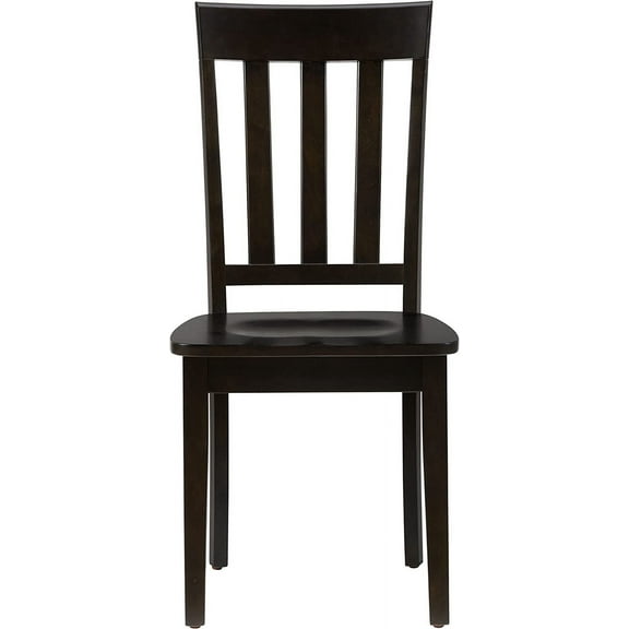Jofran:, Simplicity, Dining Side Chair, 18" W X 23" D X 38" H, Espresso Finish, (Set of 2) (Model: 552-319KD)