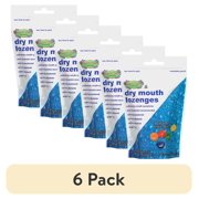 (6 pack) Cotton Mouth Dry Lozenges Mix Bag, Fruit, 30 Count