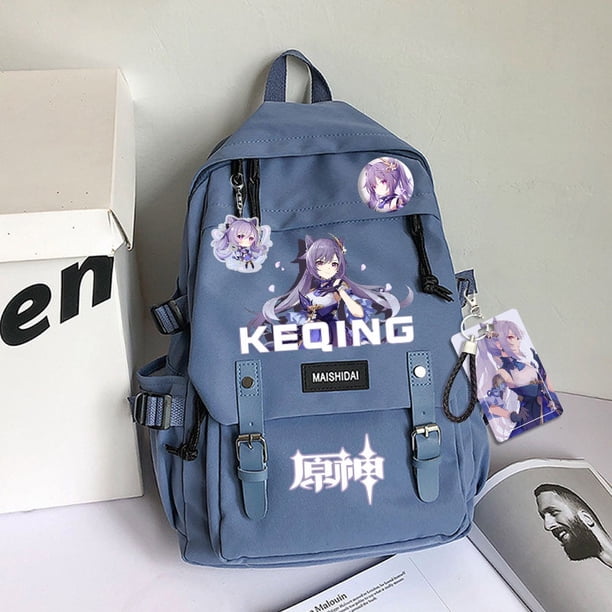 Ocio Wendy Bolsa De Ordenador Mercancía Hombre Mujer Jizi Escolar De Viaje Genshin Zhongli Pamon Mochila Estudiante De Moda
