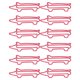 thumbnail image 1 of 12 Uds Clip de papel Animal forma especial cerdito forma estudio Oficina documento lindo Pin, 1 of 5