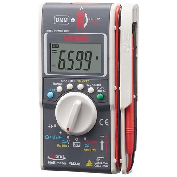 Sanwa PM33a Pocket Size Hybrid Digital Multimeter Clamp Meter