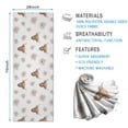 thumbnail image 2 of White Highland Cow Flower Pattern Hot Yoga Mat Towel Non Slip for Hot Yoga - Quick-Drying Yoga Mat Cover with 4 Corner Pockets with Travel Bag - Hot Yoga Towel Non Slip 70"x26", 2 of 6