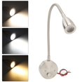 thumbnail image 1 of Lampe de Lecture RV, Source LED Projecteur de Chevet Contrôle Tactile Luminosité Réglable pour Camion Nickel Plaqué, 1 of 7