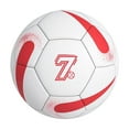 thumbnail image 1 of VONKY PU Standard Size 5 Soccer Ball For Football Training Match Size 5 Machine-Stitched Match Football red, 1 of 1